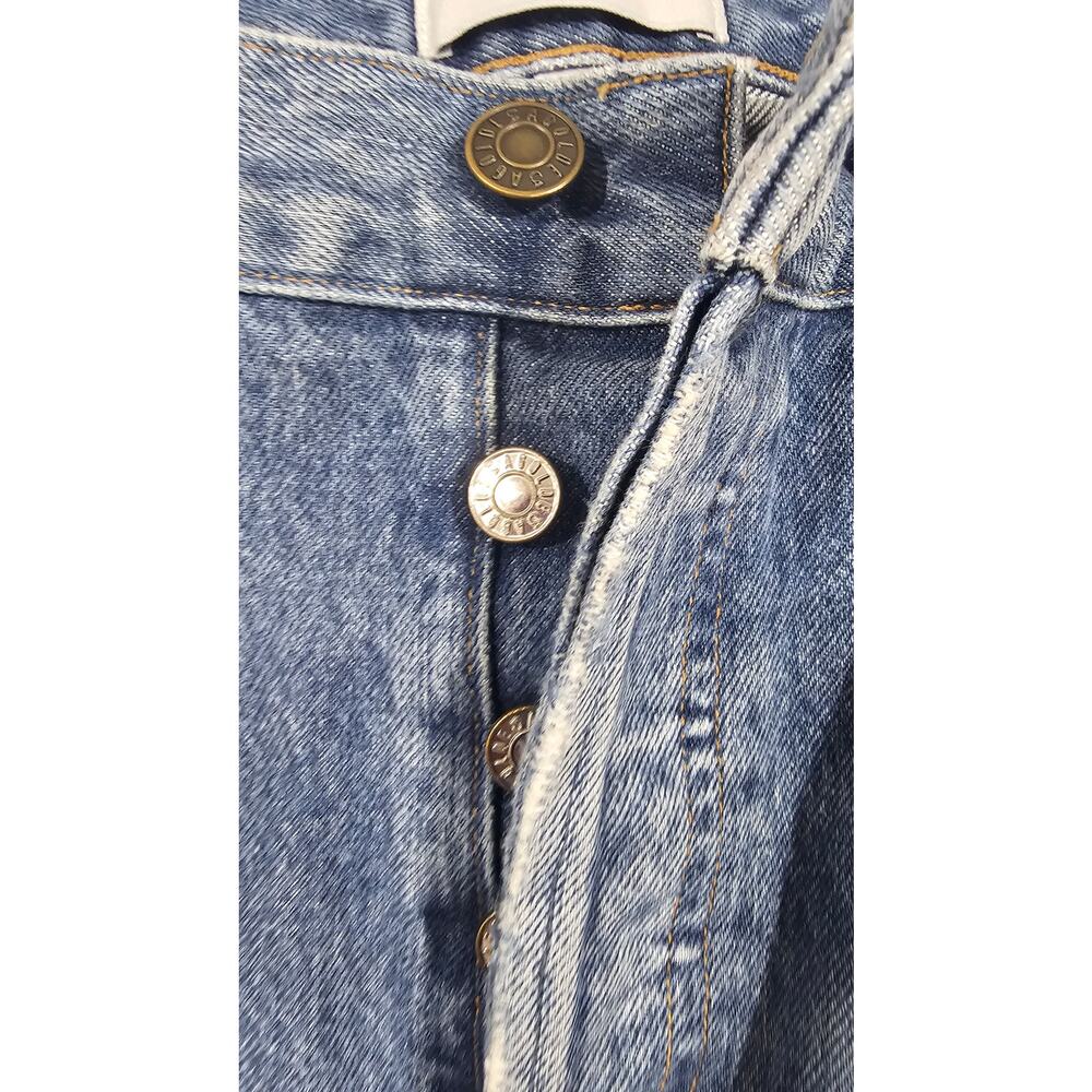 Agolde Jeans Riley High‑Rise Straight Crop Jean, Medium Wash, A056-813, Sz 27 - Picture 3 of 11